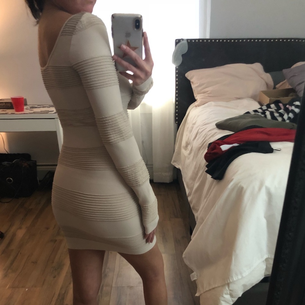 BEBE bodycon mini dress